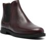 Camper Iman round-toe leather boots Red - Thumbnail 2