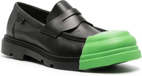 Camper Junction contrast-panel chunky loafers Black