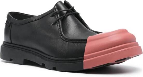 Camper Junction lace-up leather shoes Black