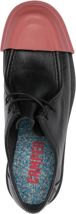 Camper Junction lace-up leather shoes Black