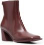 Camper Karole square-toe ankle boots Red - Thumbnail 2