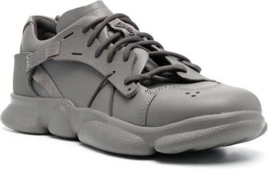 Camper Karst lace-up leather sneakers Grey