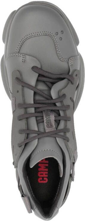 Camper Karst lace-up leather sneakers Grey