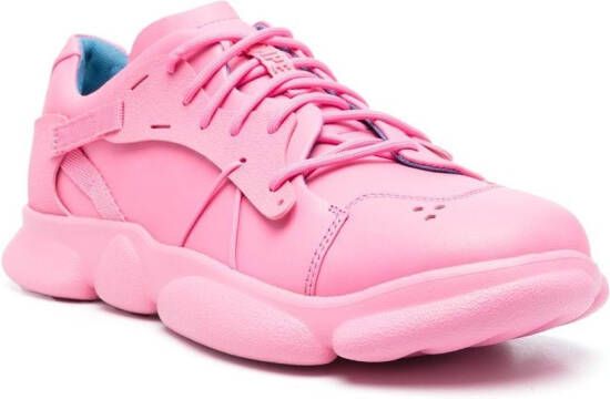 Camper Karst panelled lace-up sneakers Pink