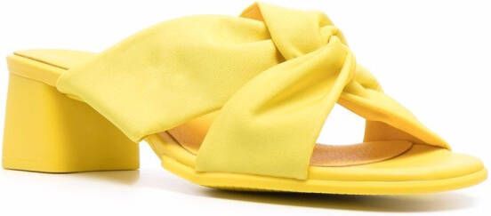 Camper Katie knot-detailed sandals Yellow