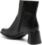 Camper Kiara ankle leather boots Black - Thumbnail 3