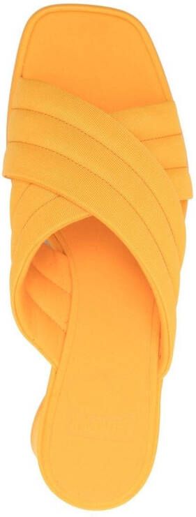 Camper Kiara crossover-strap sandals Orange
