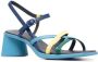 Camper Kiara strappy 60mm leather sandals Blue - Thumbnail 2