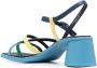 Camper Kiara strappy 60mm leather sandals Blue - Thumbnail 3