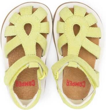 Camper Kids Bicho cage leather sandals Yellow