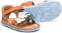 Camper Kids Bicho floral-applique sandals Brown - Thumbnail 2
