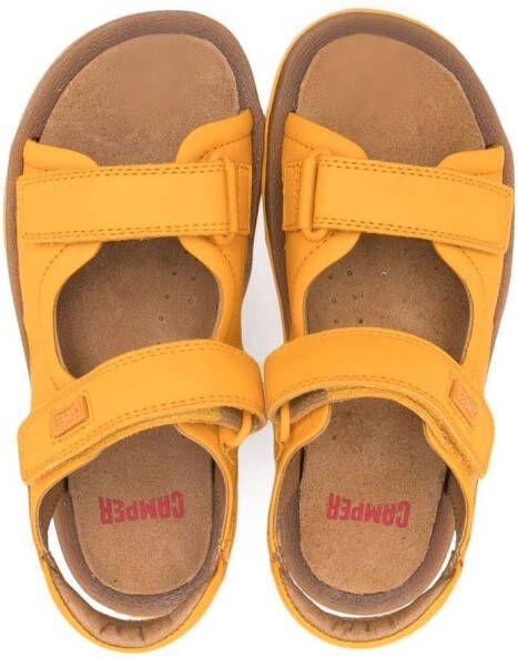 Camper Kids Bicho leather sandals Orange