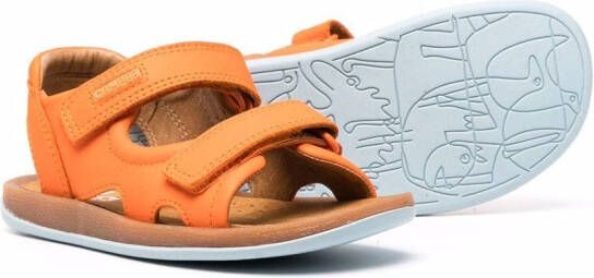 Camper Kids Bicho touch-strap sandals Orange