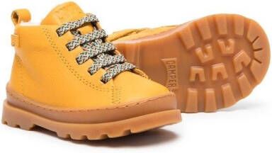 Camper Kids Brutus ankle leather boots Yellow