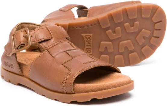 Camper Kids Brutus buckle sandals Brown
