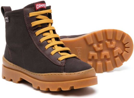 Camper Kids Brutus lace-up boots Brown