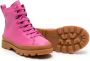 Camper Kids Brutus leather lace-up boots Pink - Thumbnail 2