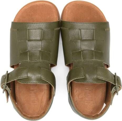 Camper Kids Brutus leather sandals Green