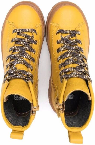 Camper Kids Brutus low-top boots Yellow
