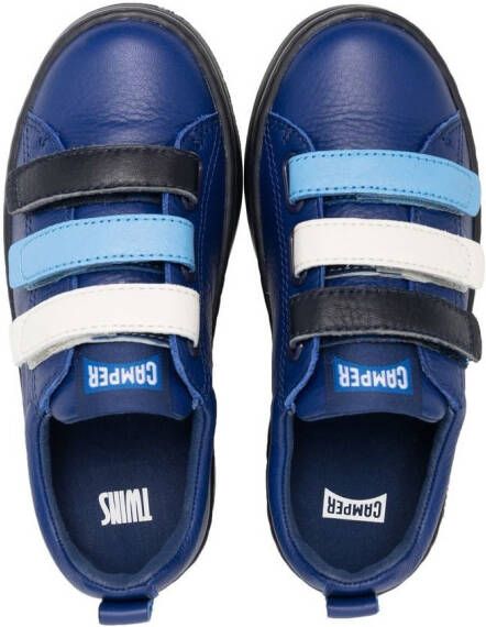 Camper Kids colour-block touch-strap sneakers Blue