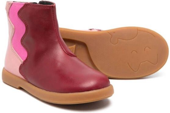 Camper Kids Duet ankle boots Red