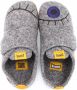 Camper Kids embroidered-logo touch-strap slippers Grey - Thumbnail 3