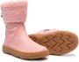 Camper Kids faux-shearling trimmed leather boots Pink - Thumbnail 2