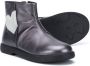 Camper Kids heart-patch ankle boots Grey - Thumbnail 2