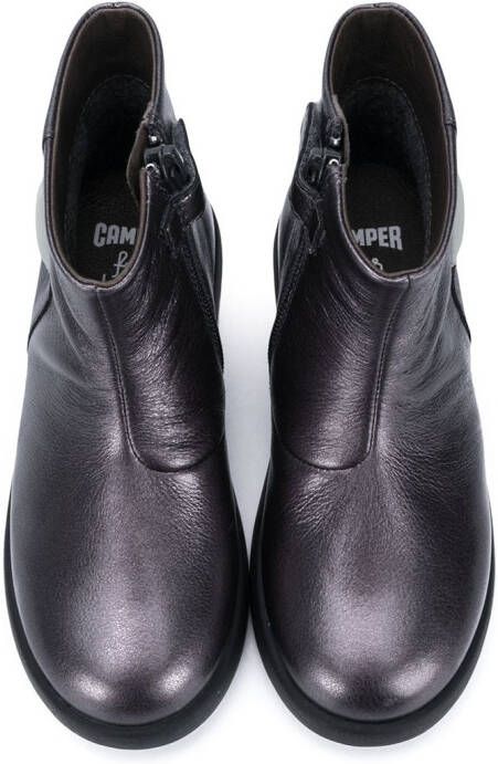 Camper Kids heart-patch ankle boots Grey