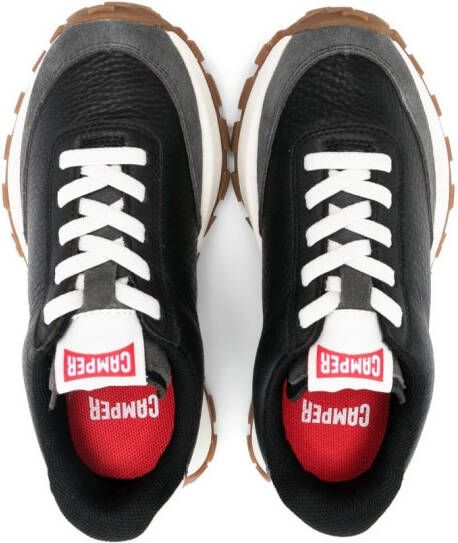 Camper Kids lace-up leather sneakers Black