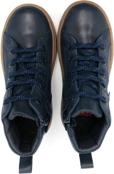Camper Kids lace-up leather sneakers Blue