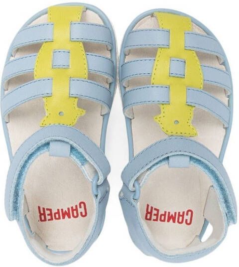 Camper Kids Miko touch-strap sandals Blue