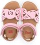 Camper Kids Miko Twins perforated leather sandals Pink - Thumbnail 3