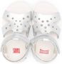Camper Kids Miko Twins perforated leather sandals Silver - Thumbnail 3