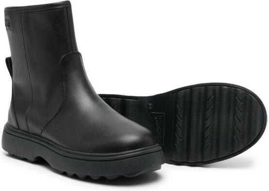 Camper Kids Norte leather boots Black