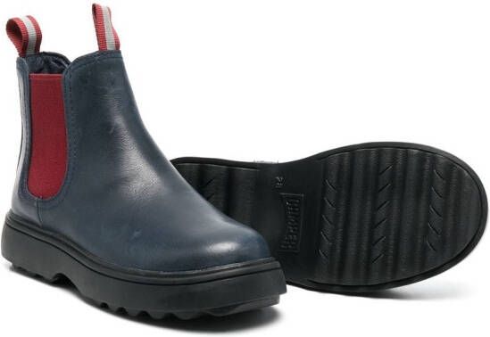 Camper Kids Norte leather chelsea boots Blue