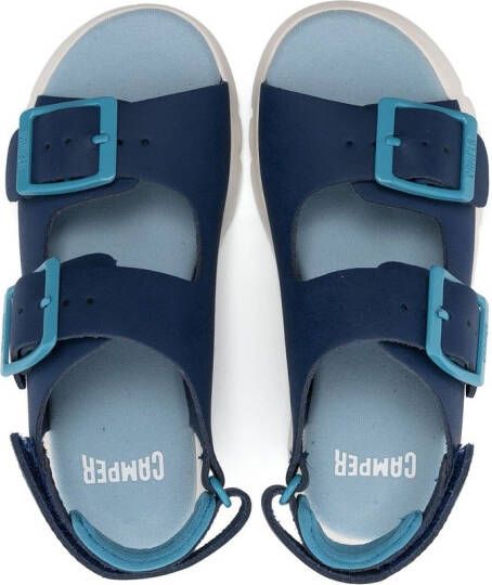 Camper Kids open-toe buckle-fastening sandals Blue