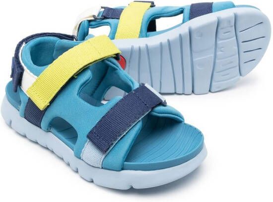 Camper Kids Orgua Twins touch-strap sandals Blue