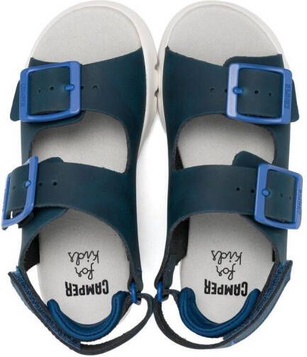 Camper Kids Oruga double-buckle sandals Blue