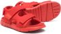 Camper Kids Oruga logo-embossed sandals Red - Thumbnail 2