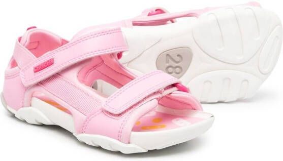 Camper Kids Ous open toe touch-strap sandals Pink