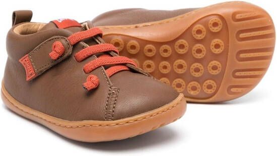 Camper Kids Peu Cami leather sneakers Brown