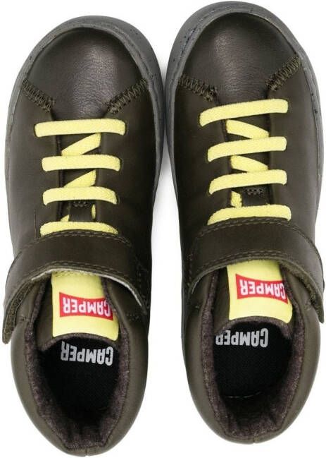 Camper Kids Peu T leather sneakers Green