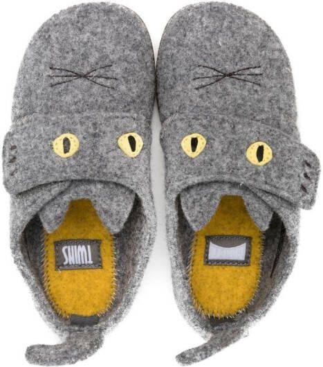 Camper Kids pop-up animal ears slippers Grey