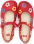 Camper Kids Right floral-embroidered ballerina shoes - Thumbnail 3