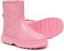 Camper Kids round-toe leather boots Pink - Thumbnail 2