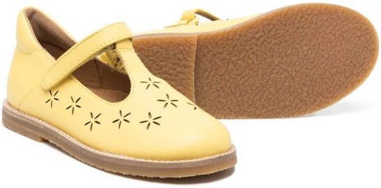 Camper Kids Savina cut-out detail ballerinas Yellow