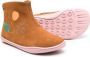 Camper Kids side embroidered-detail boots Brown - Thumbnail 2