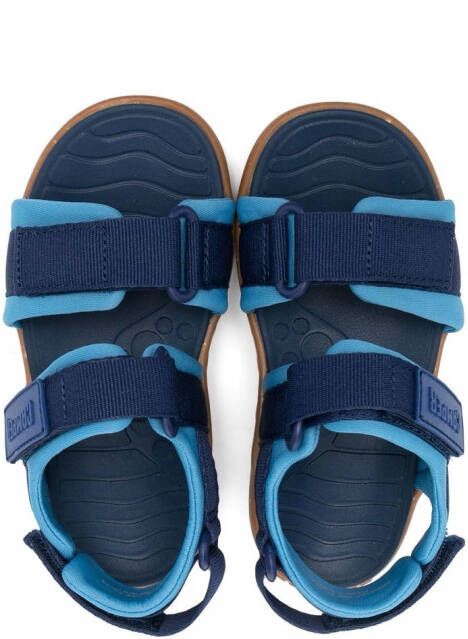 Camper Kids side touch-strap fastening sandals Blue