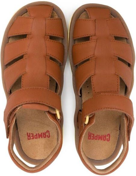 Camper Kids side touch-strap fastening sandals Brown
